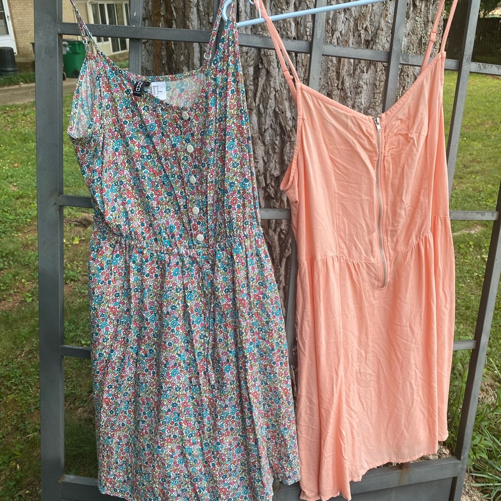 Two H&M skater dress